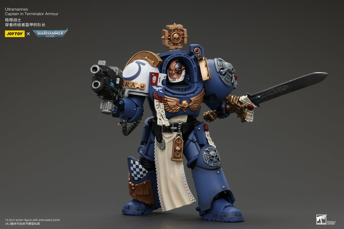 Warhammer 40k Ultramarines Captain In Terminator Armour (In Stock)