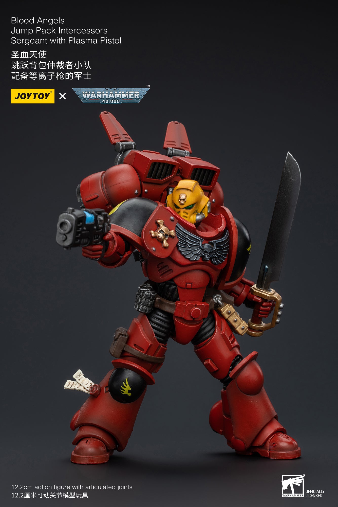(Pre-Order) Warhammer 40k Blood Angels Jump Pack Intercessors Sergeant (In Stock)
