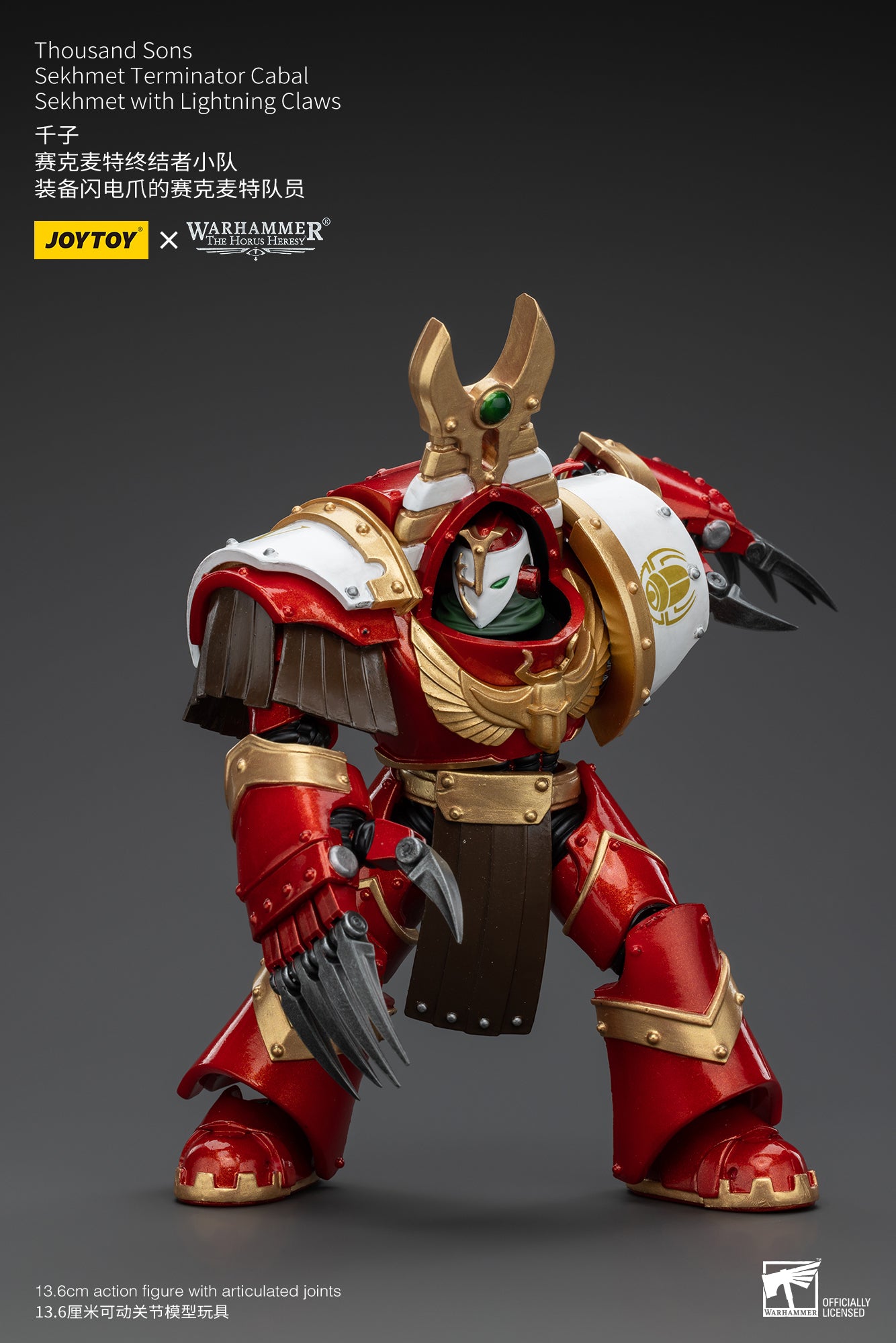 (Pre-Order) Warhammer The Horus Heresy Thousand Sons Sekhmet Terminator Cabal Sekhmet With Lightning Claws