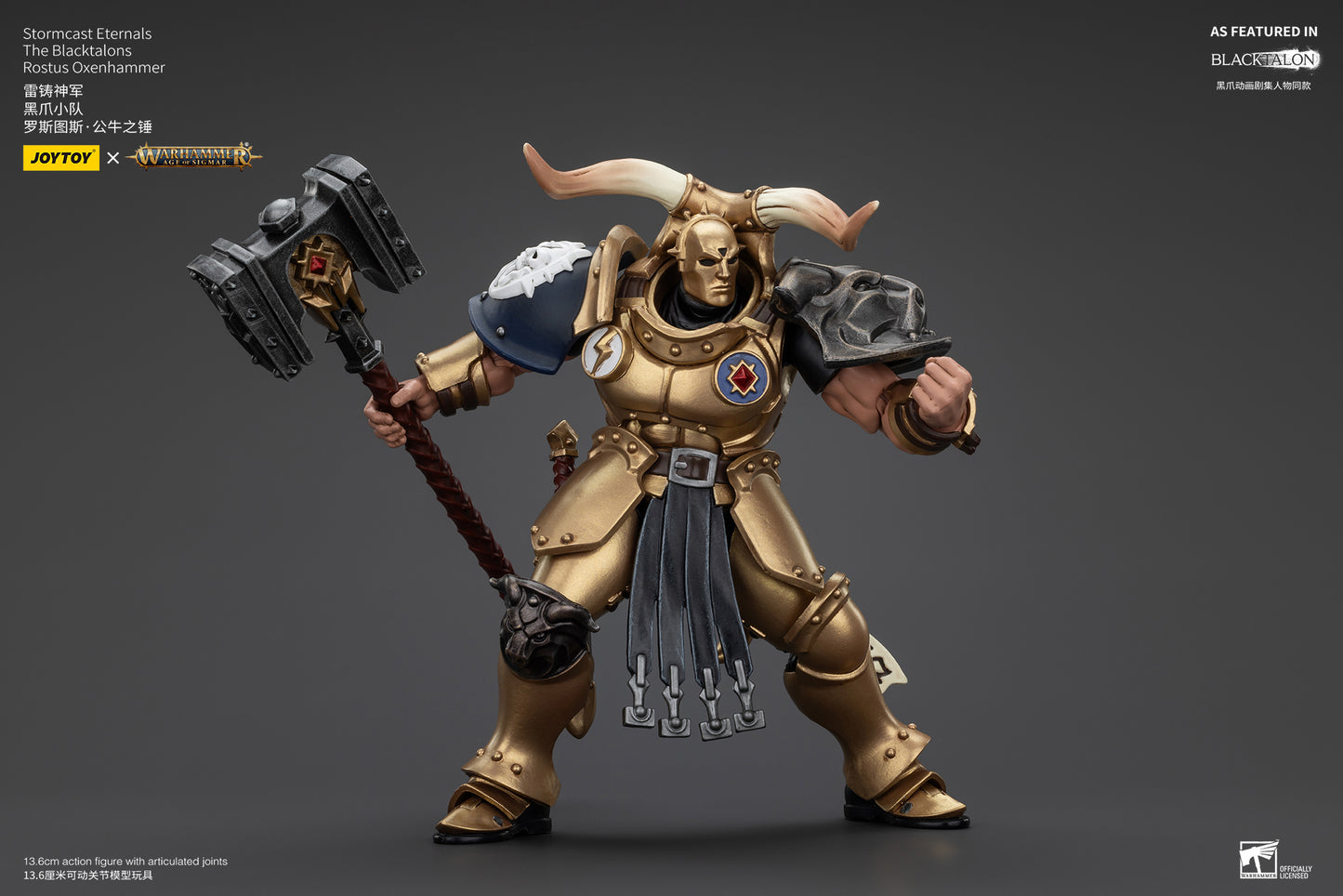 (Pre-Order) Warhammer AGE OF SIGMAR Stormcast Eternals The Blacktalons Rostus Oxenhammer