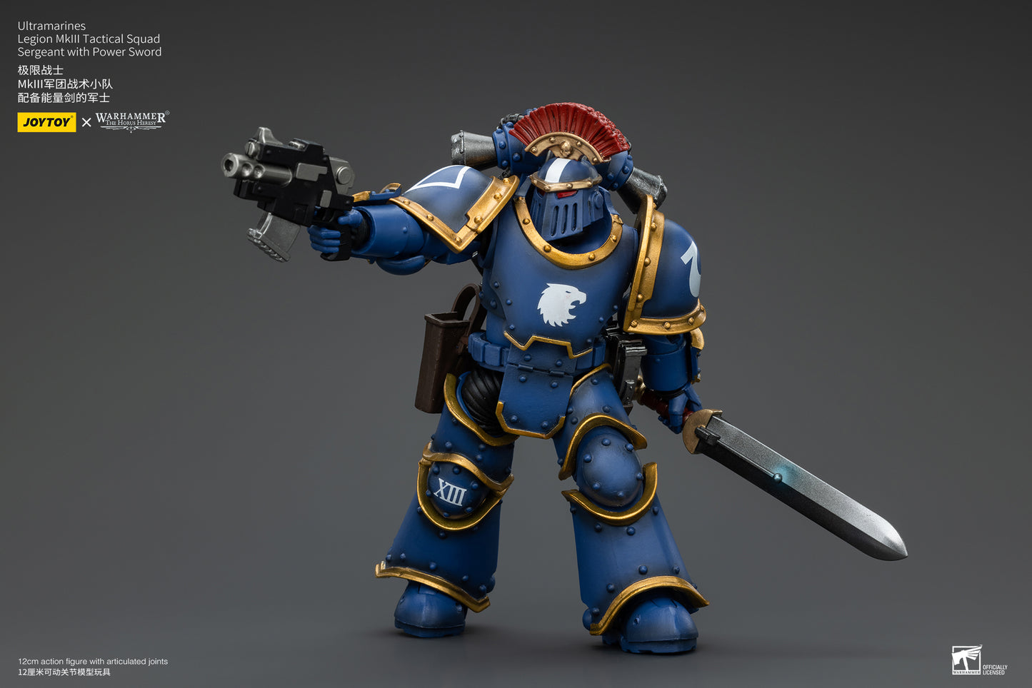 Warhammer The Horus Heresy Ultramarines Legion MKIII Tactical Squad Sergeant with Power Sword (In Stock)