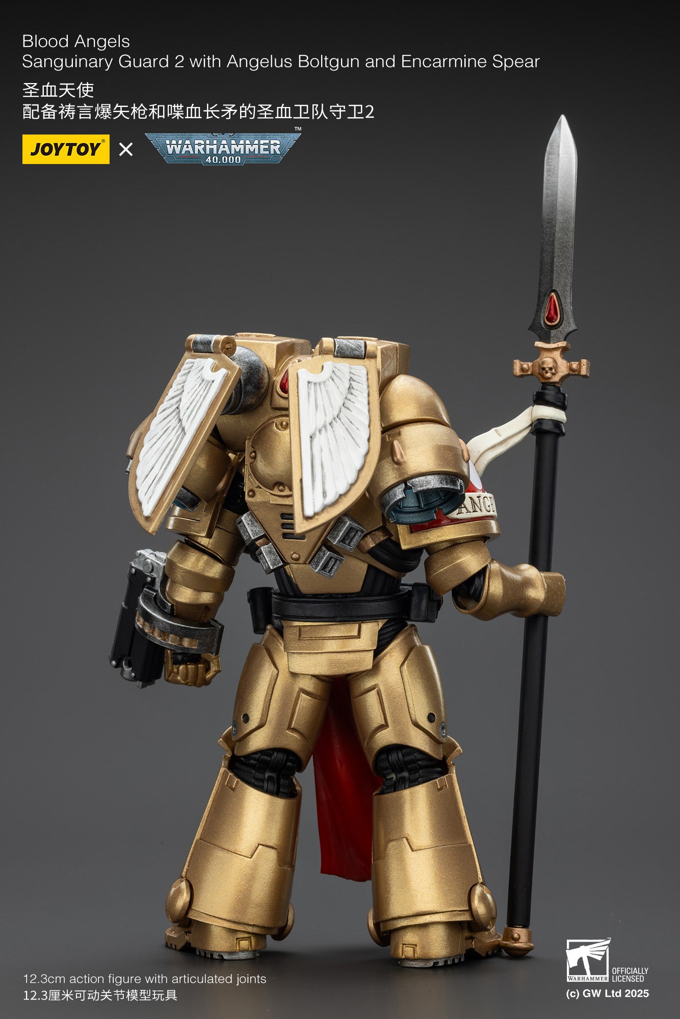 (Pre-Order) Warhammer 40k Blood Angels Sanguinary Guard 2 with Angelus Boltgun and Encarmine Spear