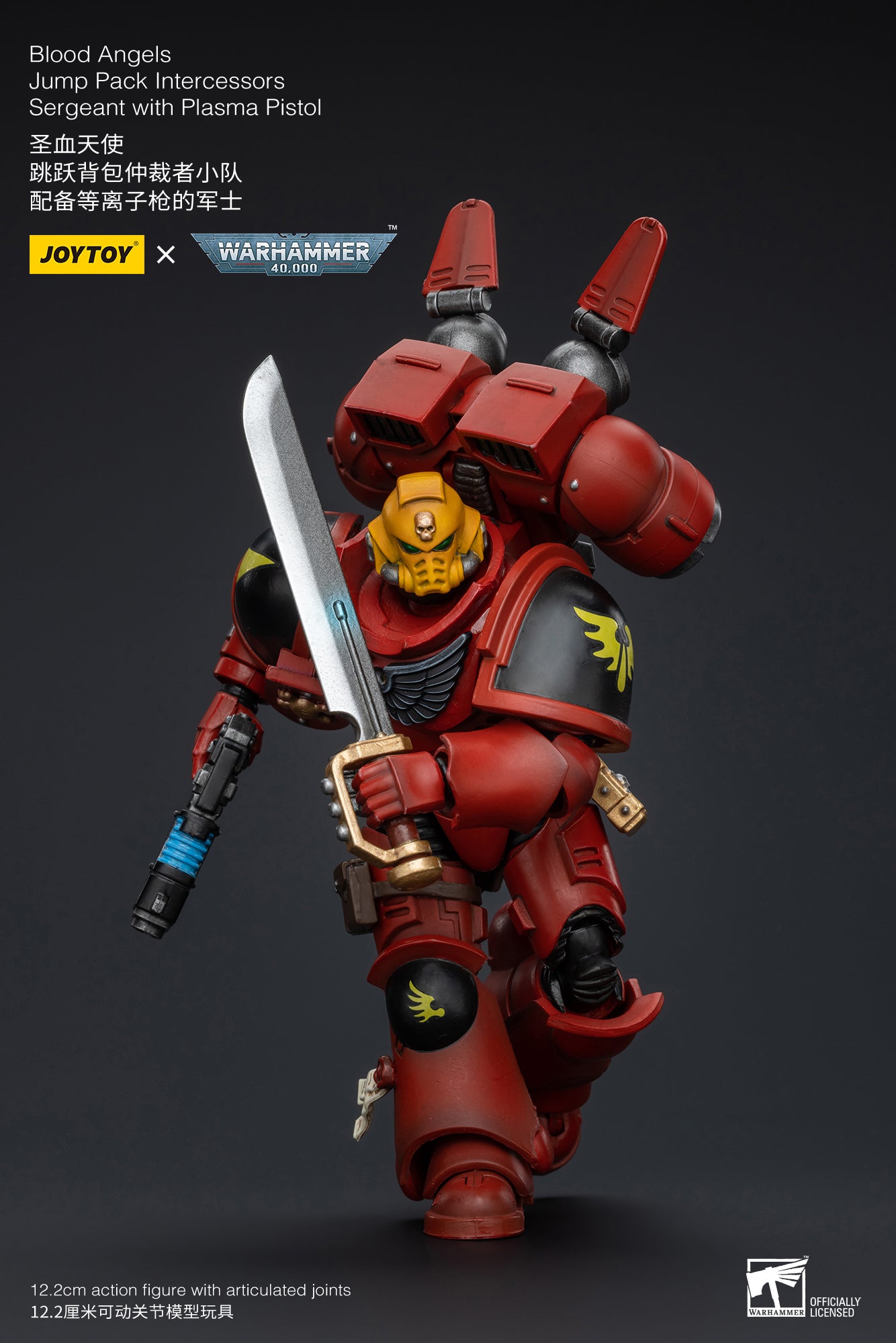(Pre-Order) Warhammer 40k Blood Angels Jump Pack Intercessors Sergeant (In Stock)
