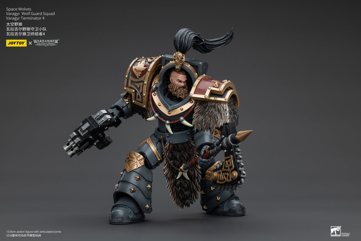 (Pre-Order) Warhammer The Horus Heresy Space Wolves Varagyr Wolf Guard Squad Varagyr Terminator 4