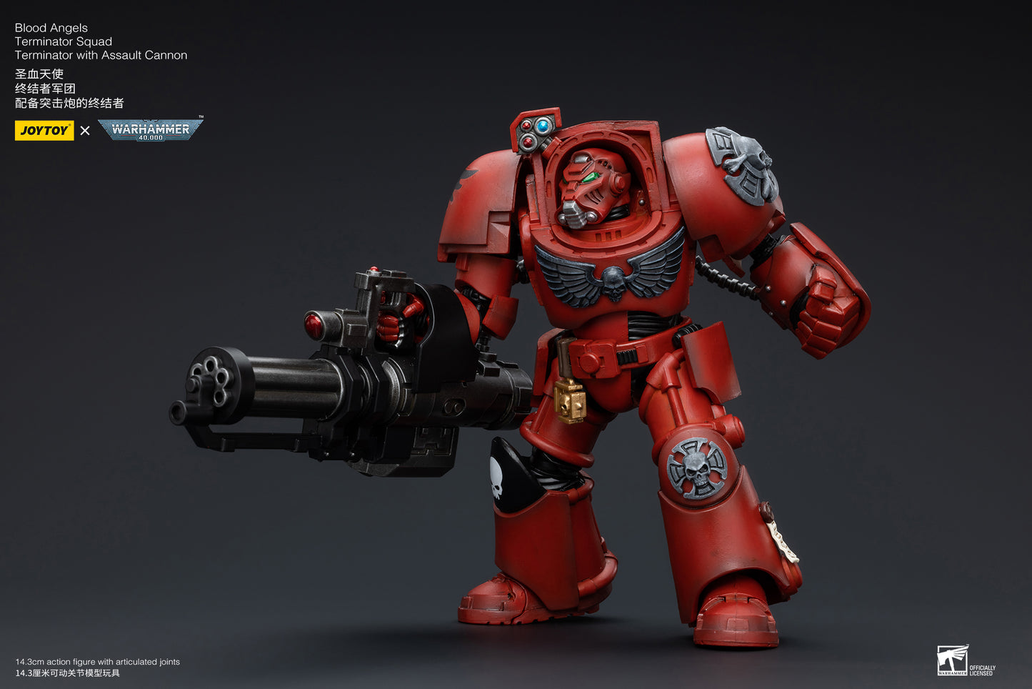 Warhammer 40k Blood Angels Terminator Squad Terminator with Assault Cannon (In Stock)