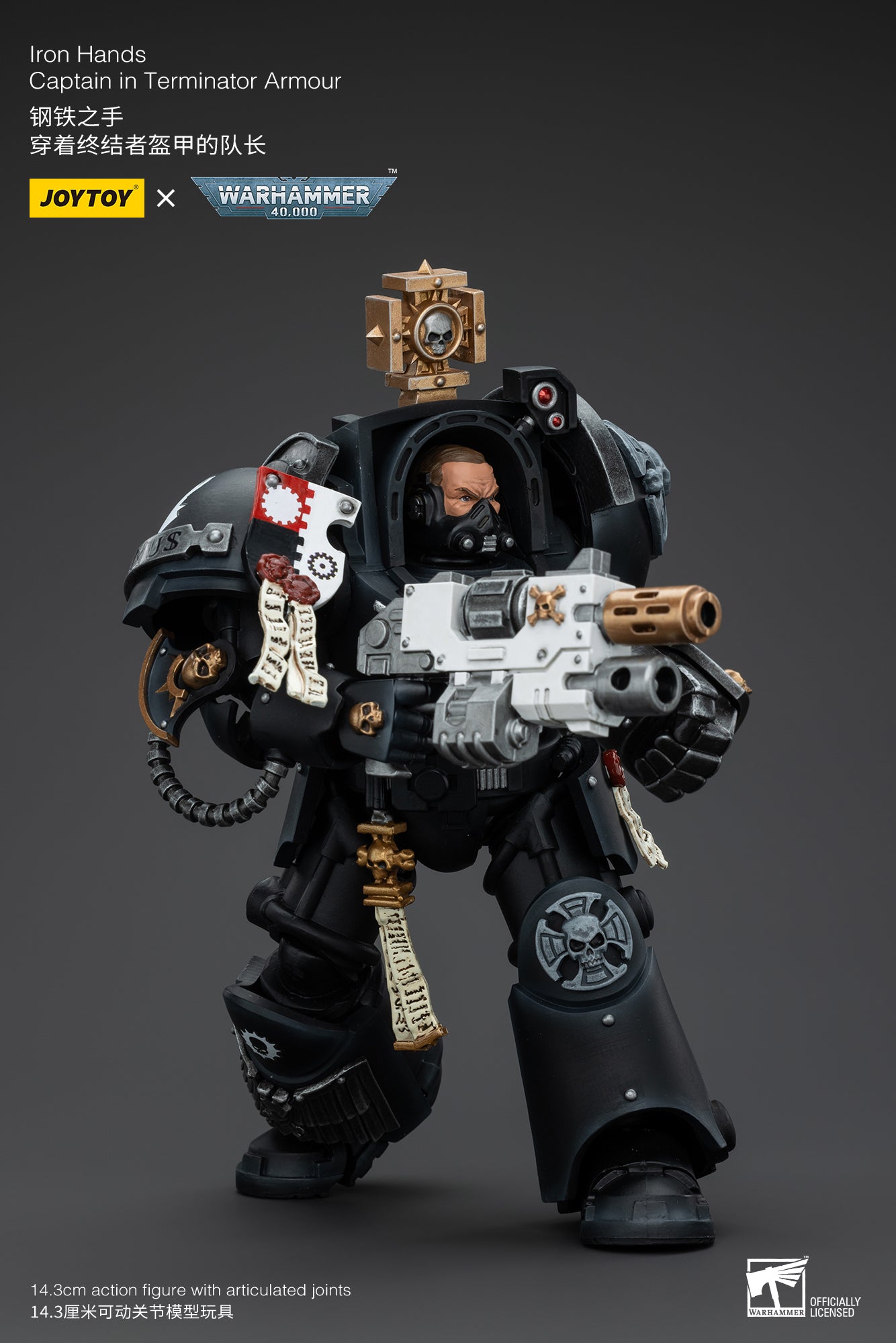 Warhammer 40k Iron Hands Captain in Terminator Armour (In Stock)