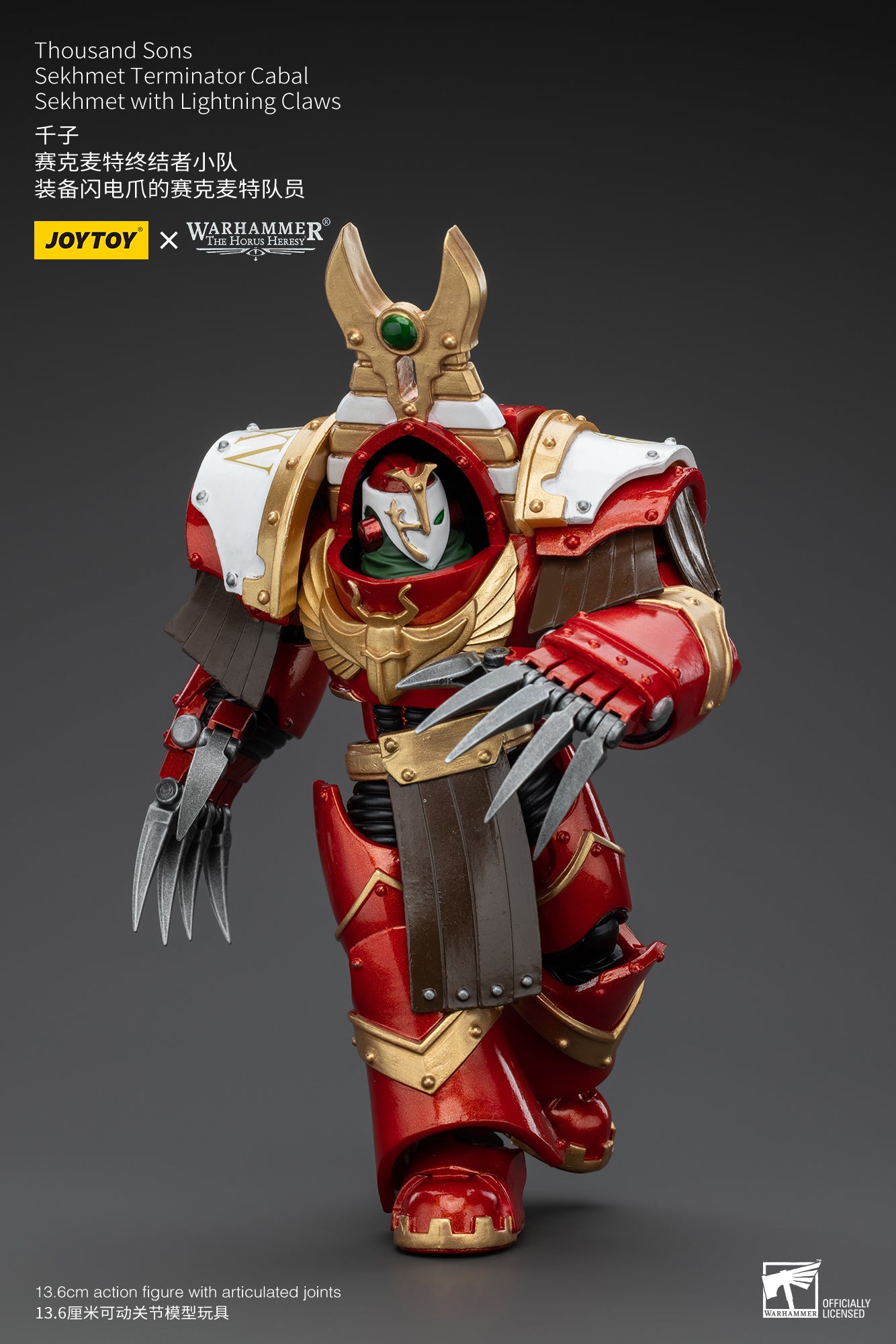 (Pre-Order) Warhammer The Horus Heresy Thousand Sons Sekhmet Terminator Cabal Sekhmet With Lightning Claws