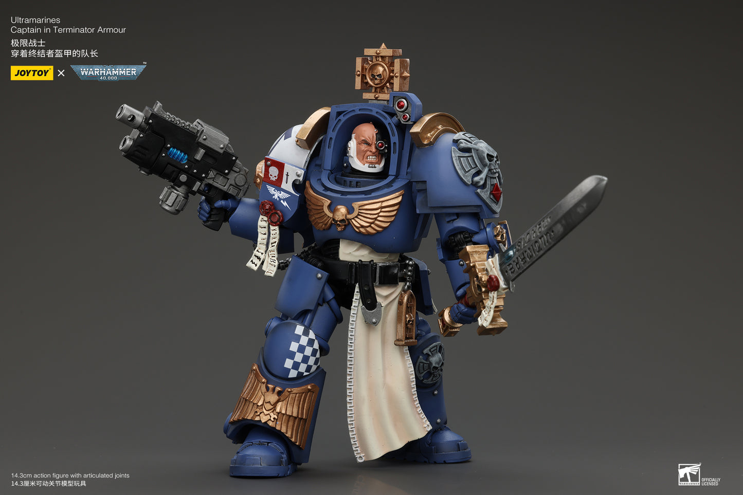 Warhammer 40k Ultramarines Captain In Terminator Armour (In Stock)