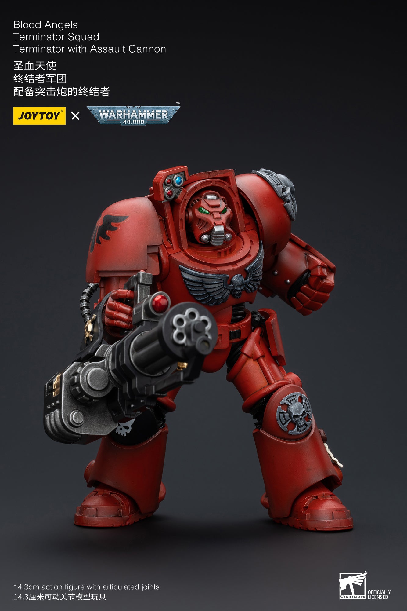 Warhammer 40k Blood Angels Terminator Squad Terminator with Assault Cannon (In Stock)