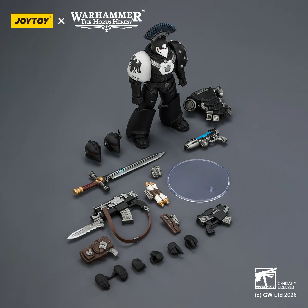 (Pre-Order) Warhammer The Horus Heresy Raven Guard MkVI Tactical Sergeant with Power Sword, Bolter and Plasma Pistol