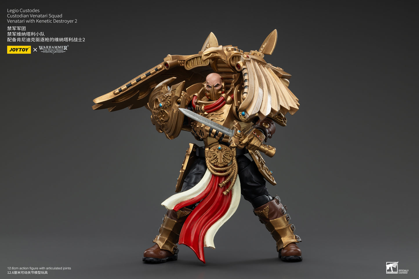 Warhammer The Horus Heresy Legio Custodes Custodian Venatari Squad Venatari with Kenetic Destroyer 2 (In Stock)