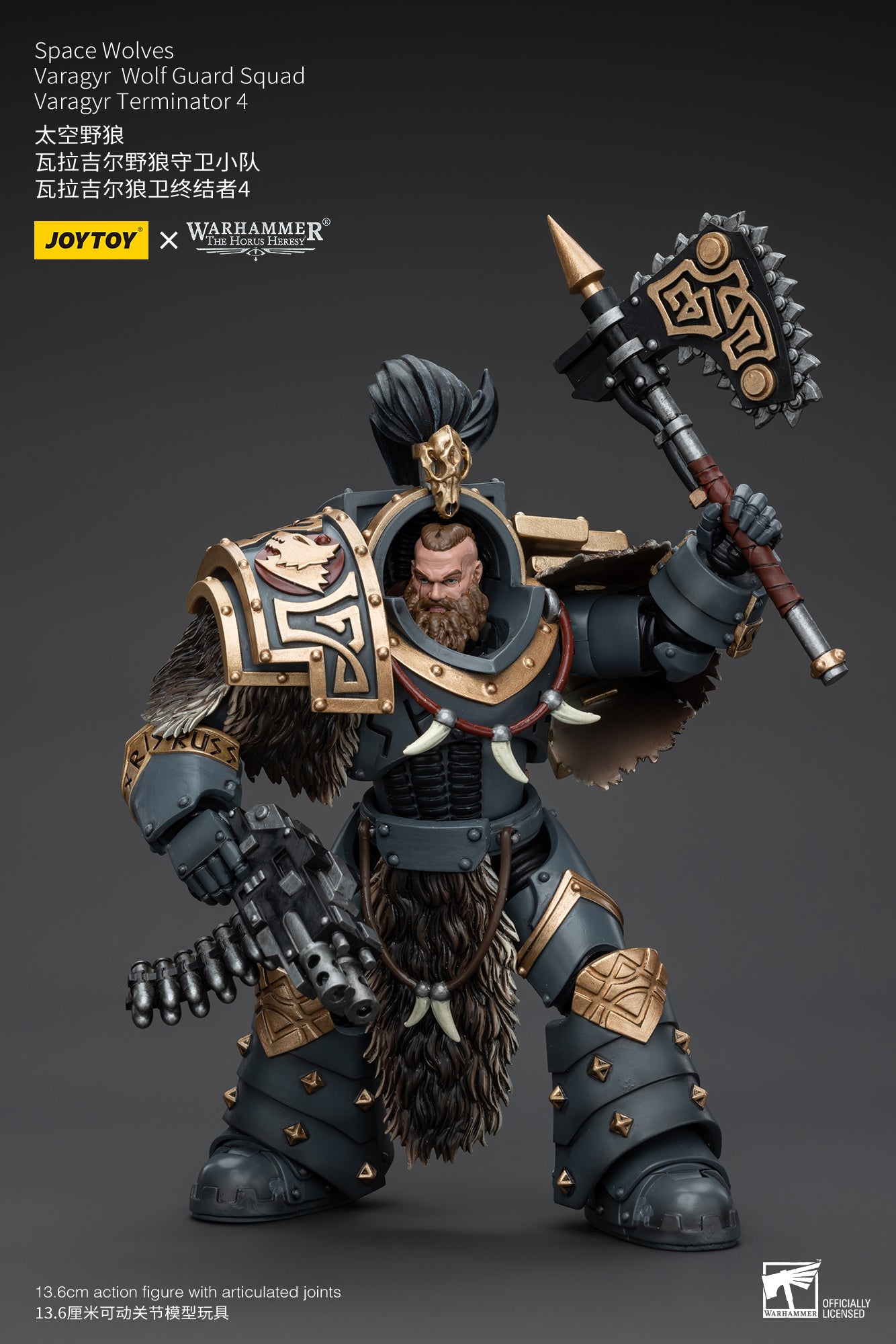 (Pre-Order) Warhammer The Horus Heresy Space Wolves Varagyr Wolf Guard Squad Varagyr Terminator 4