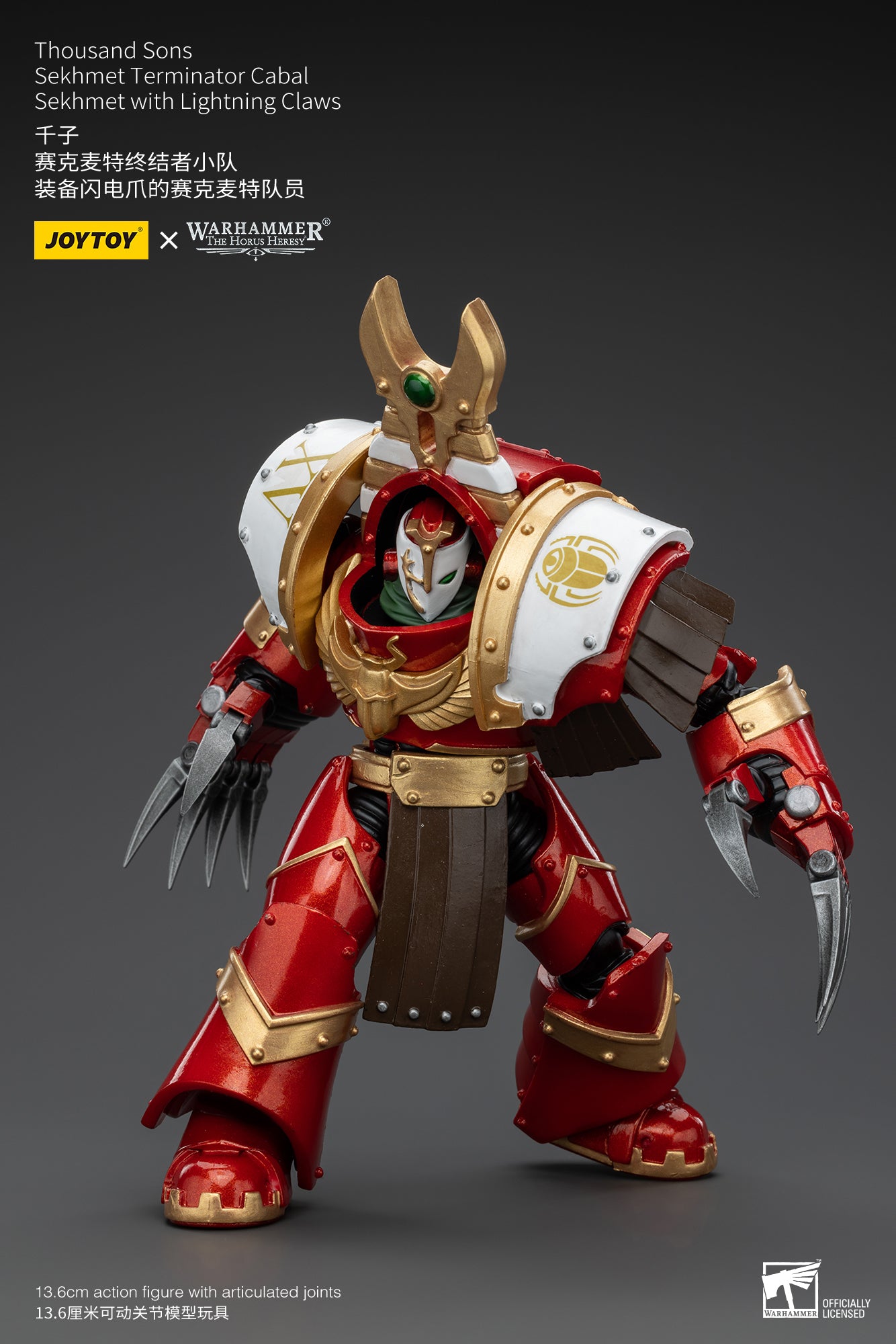 (Pre-Order) Warhammer The Horus Heresy Thousand Sons Sekhmet Terminator Cabal Sekhmet With Lightning Claws