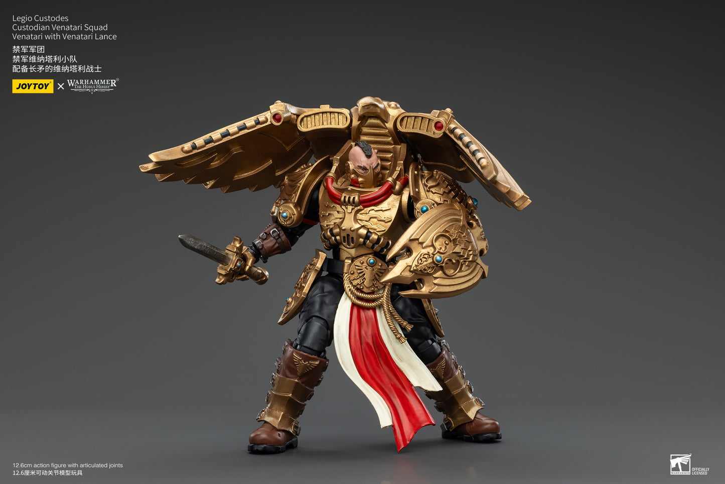 Warhammer The Horus Heresy Legio Custodes Custodian Venatari Squad Venatari with Venatari Lance (In Stock)
