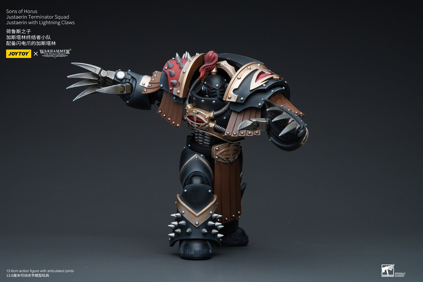 Warhammer Sons of Horus Justaerin Terminator Squad Justaerin with Lightning Claws (In Stock)