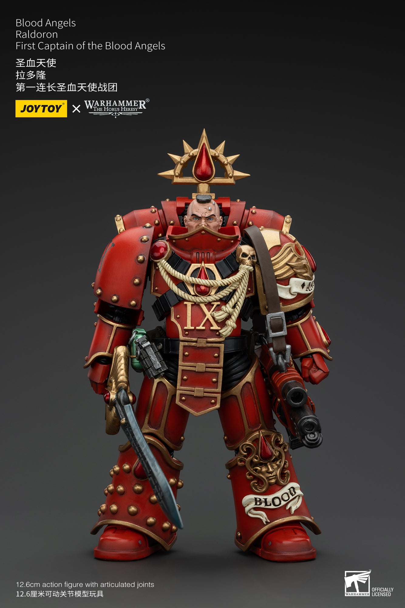 Warhammer The Horus Heresy Blood Angels Raldoron First Captain of the Blood Angels (In Stock)