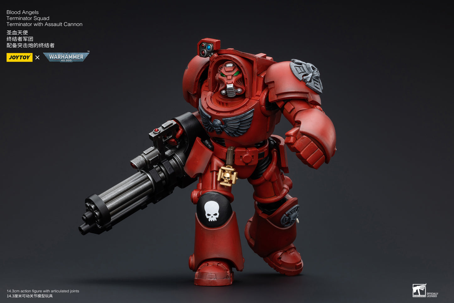 Warhammer 40k Blood Angels Terminator Squad Terminator with Assault Cannon (In Stock)