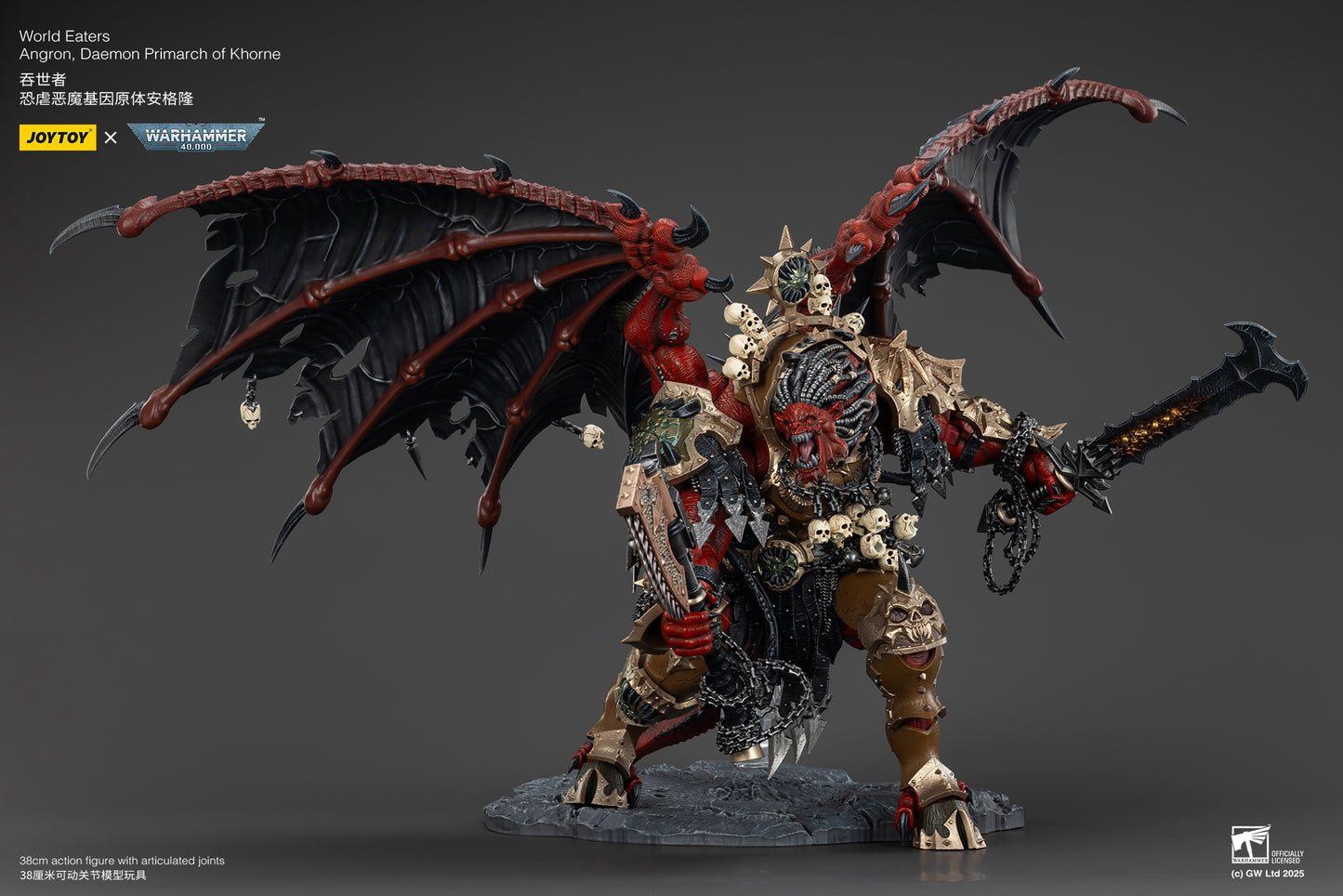 (Pre-Order) Warhammer 40k World Eaters Angron, Daemon Primarch of Khorne