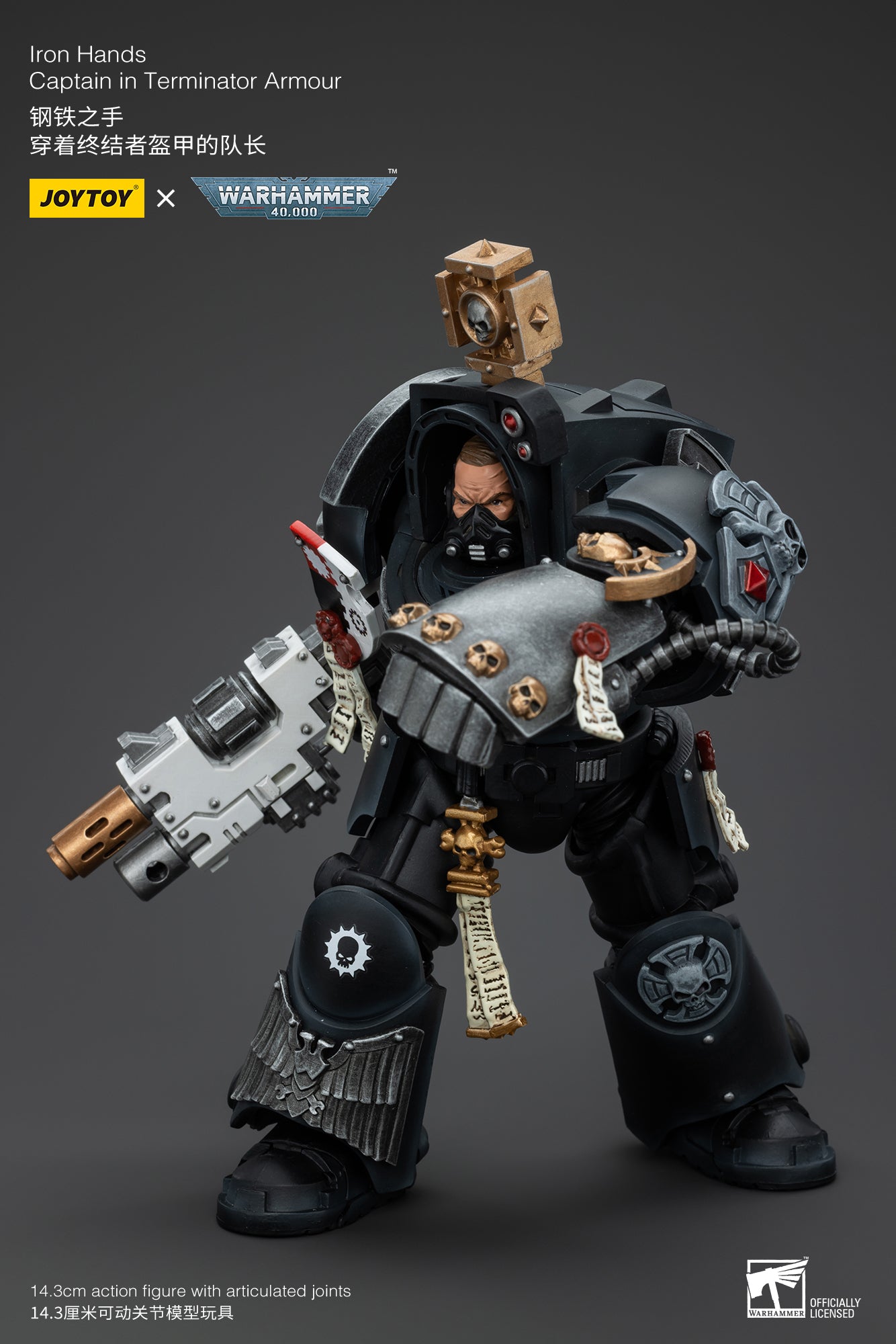 Warhammer 40k Iron Hands Captain in Terminator Armour (In Stock)