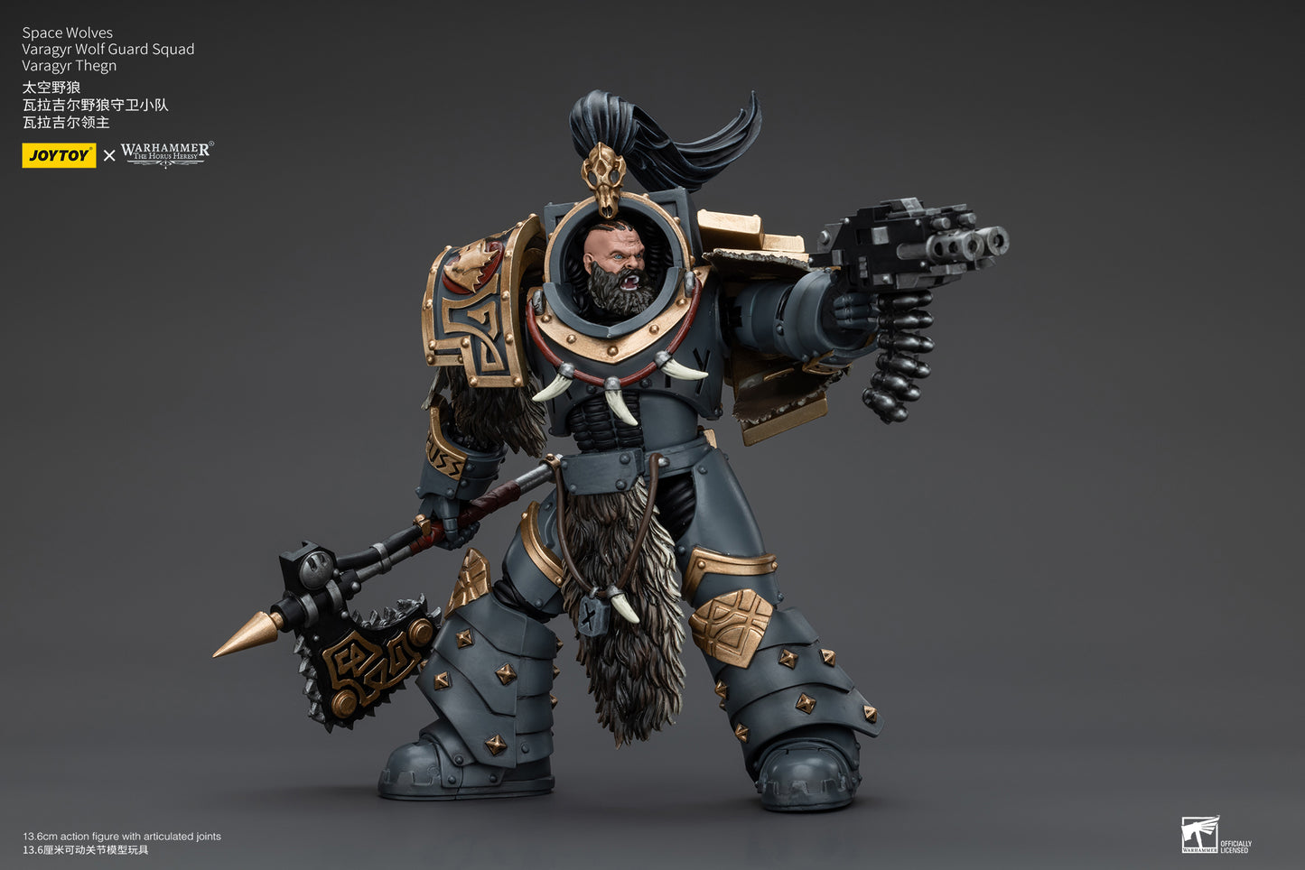 (Pre-Order) Warhammer The Horus Heresy Space Wolves Varagyr Wolf Guard Squad Varagyr Thegn