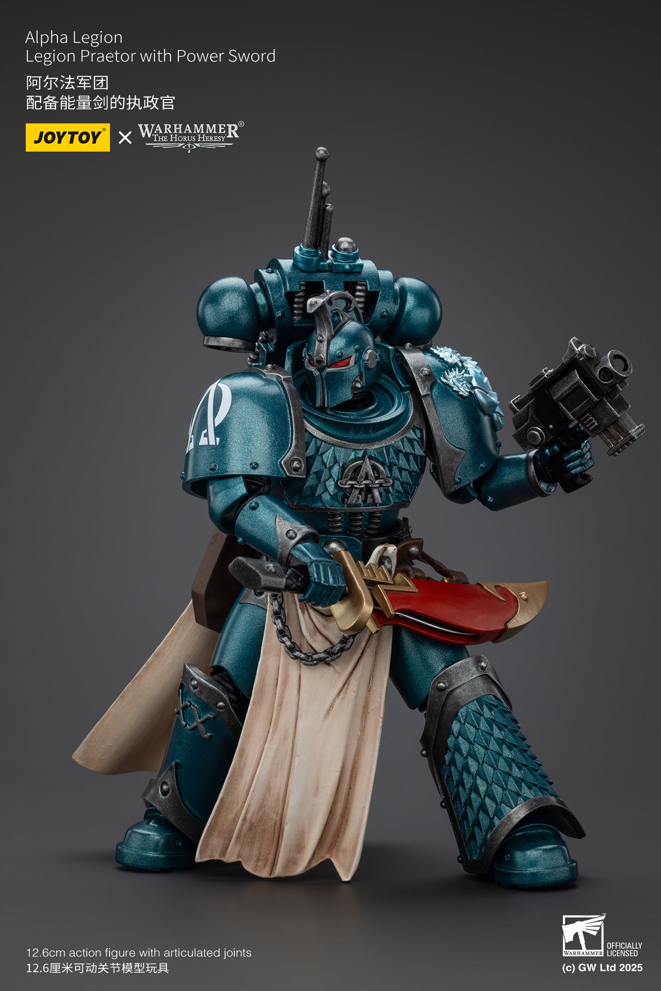 Warhammer 40k The Horus Heresy Alpha Legion Legion Praetor with Power Sword