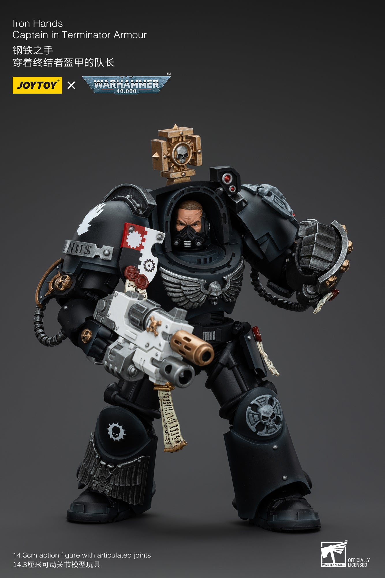 Warhammer 40k Iron Hands Captain in Terminator Armour (In Stock)