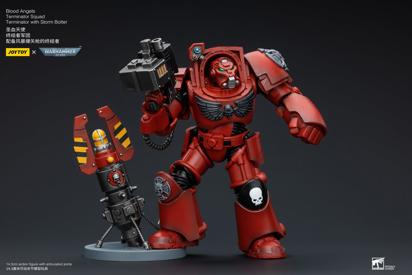 Warhammer 40k Blood Angels Terminator Squad Terminator with Storm Bolter (In Stock)