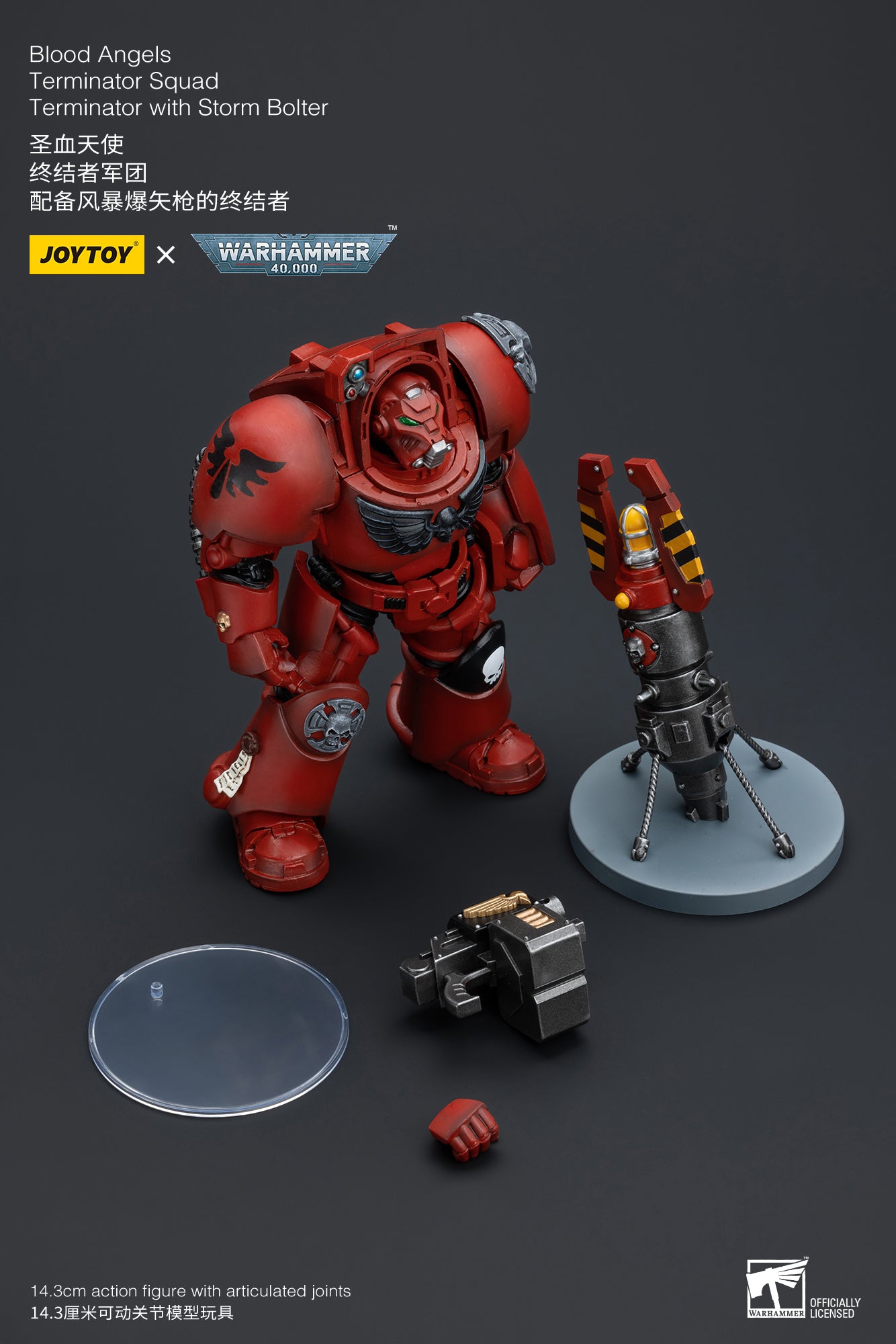 Warhammer 40k Blood Angels Terminator Squad Terminator with Storm Bolter (In Stock)