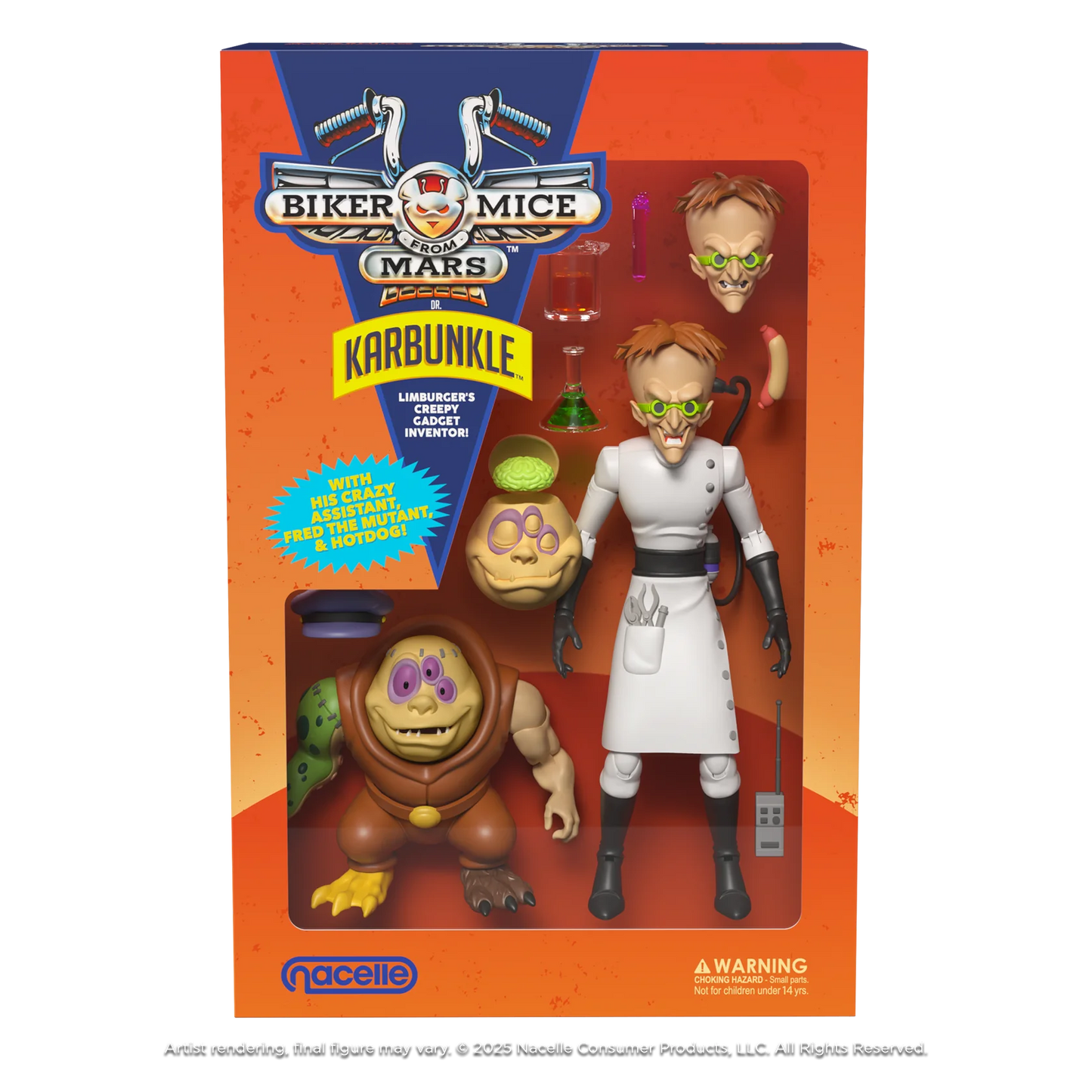 (Pre-Order) Nacellestore Biker Mice from Mars Wave 2 - Karbunkle & Red The Mutant