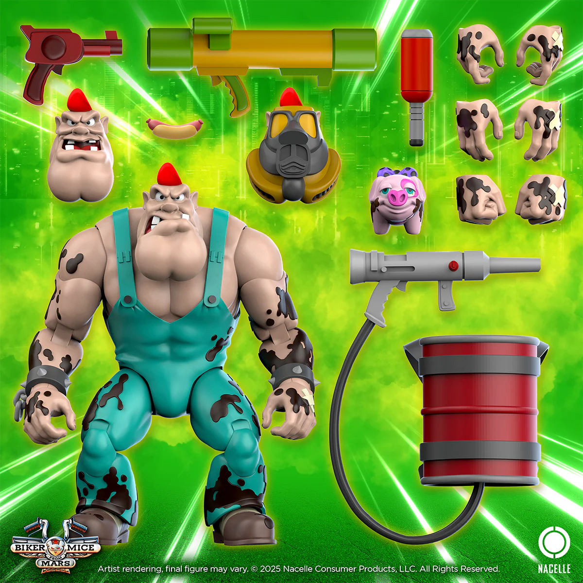 (Pre-Order) Nacellestore Biker Mice from Mars Wave 2 - Greasepit