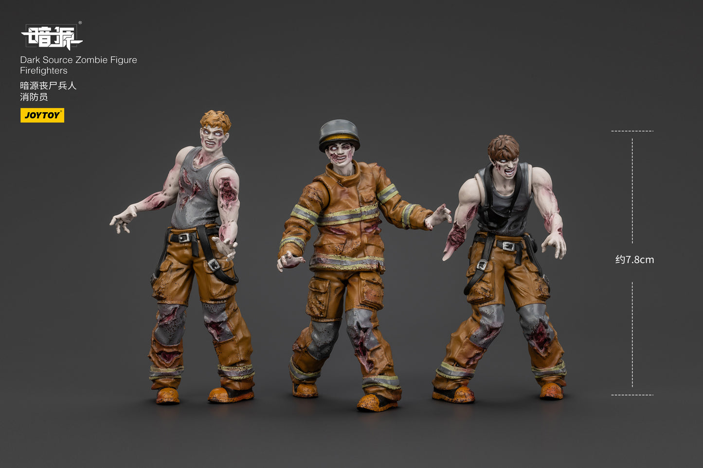 (Pre-Order) JOYTOY Dark Source Zombie Figure Firefighters 1/25 Scale Action Figure