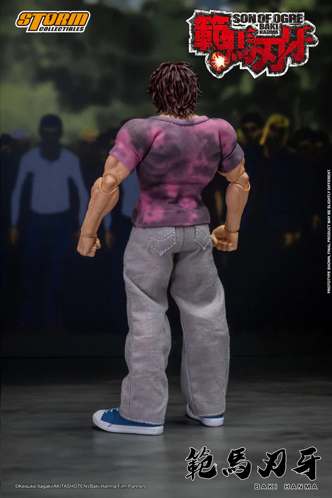 Storm Toys BAKI HANMA "SON OF THE ORGE" Action Figure 1/12 Scale Action Figure (In Stock)