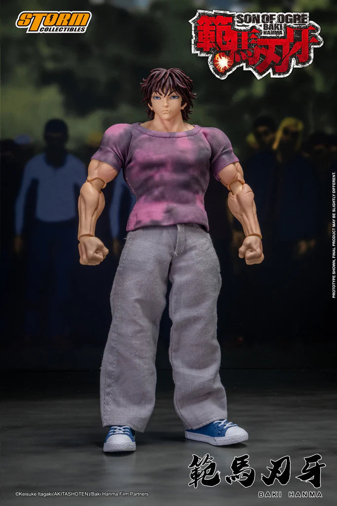 Storm Toys BAKI HANMA "SON OF THE ORGE" Action Figure 1/12 Scale Action Figure (In Stock)