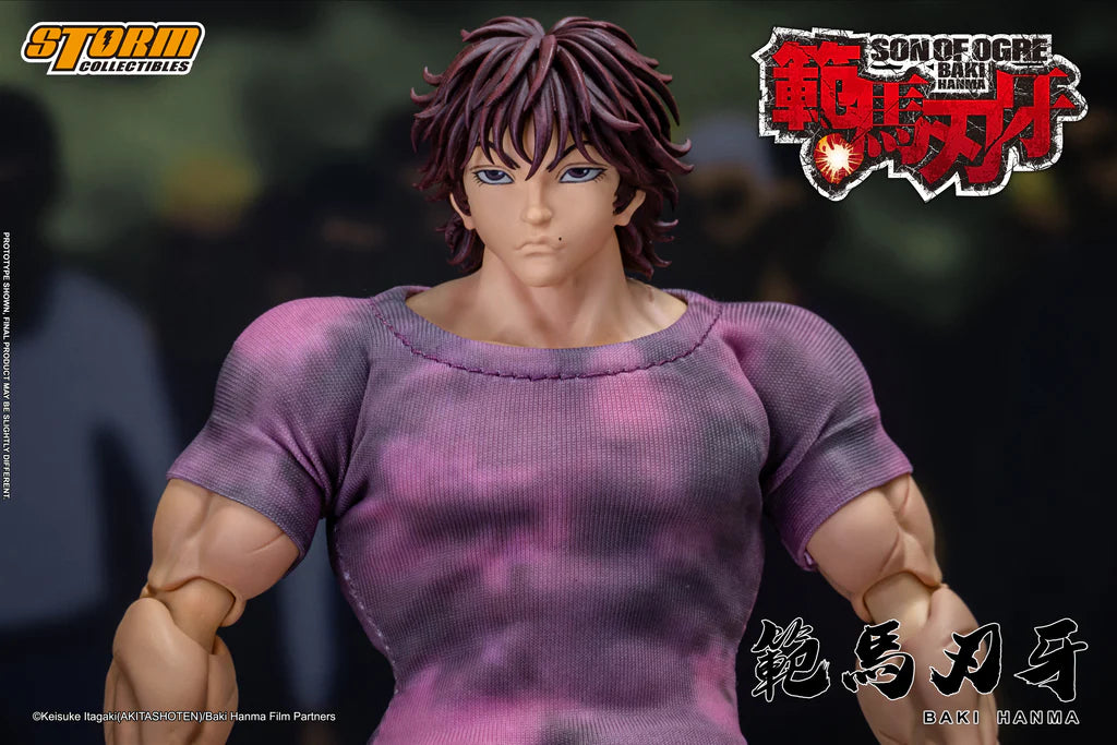 Storm Toys BAKI HANMA "SON OF THE ORGE" Action Figure 1/12 Scale Action Figure (In Stock)