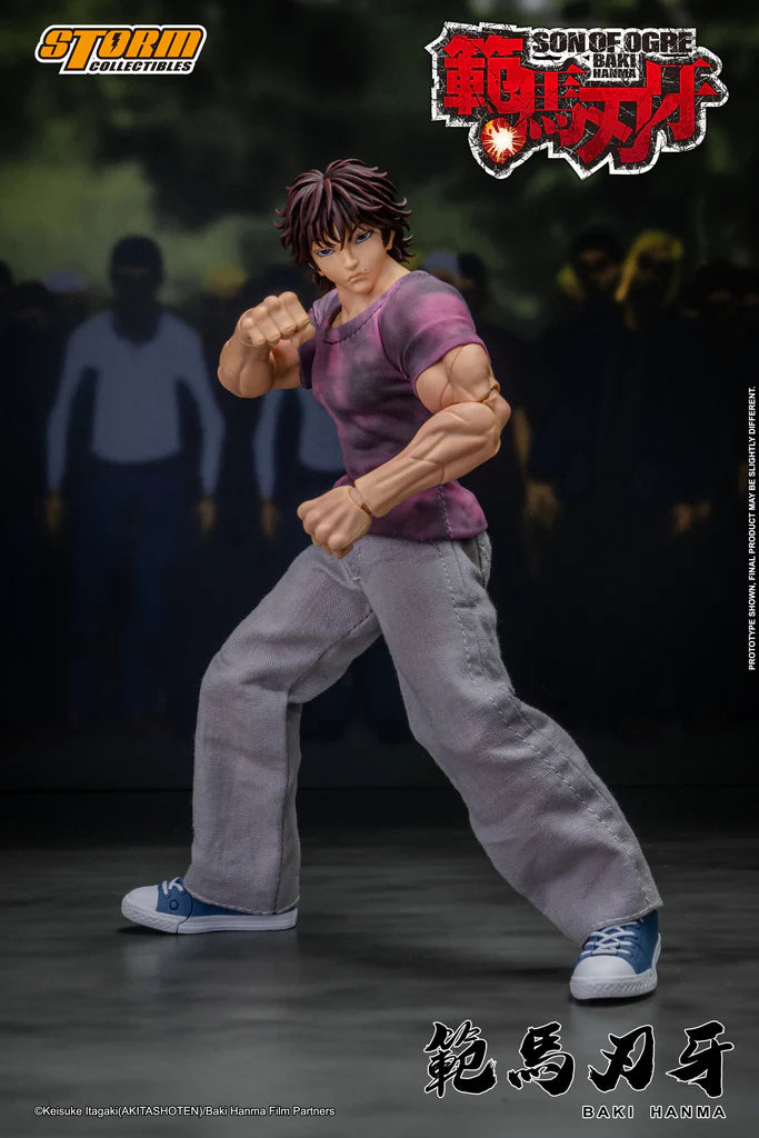 Storm Toys BAKI HANMA "SON OF THE ORGE" Action Figure 1/12 Scale Action Figure (In Stock)