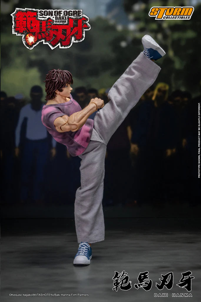 Storm Toys BAKI HANMA "SON OF THE ORGE" Action Figure 1/12 Scale Action Figure (In Stock)