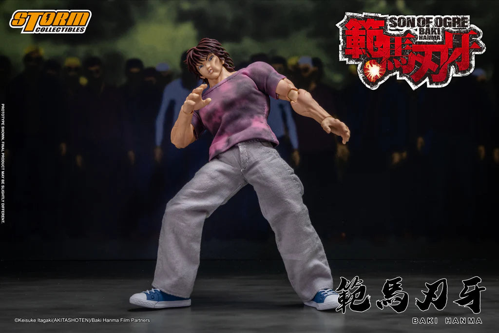 Storm Toys BAKI HANMA "SON OF THE ORGE" Action Figure 1/12 Scale Action Figure (In Stock)