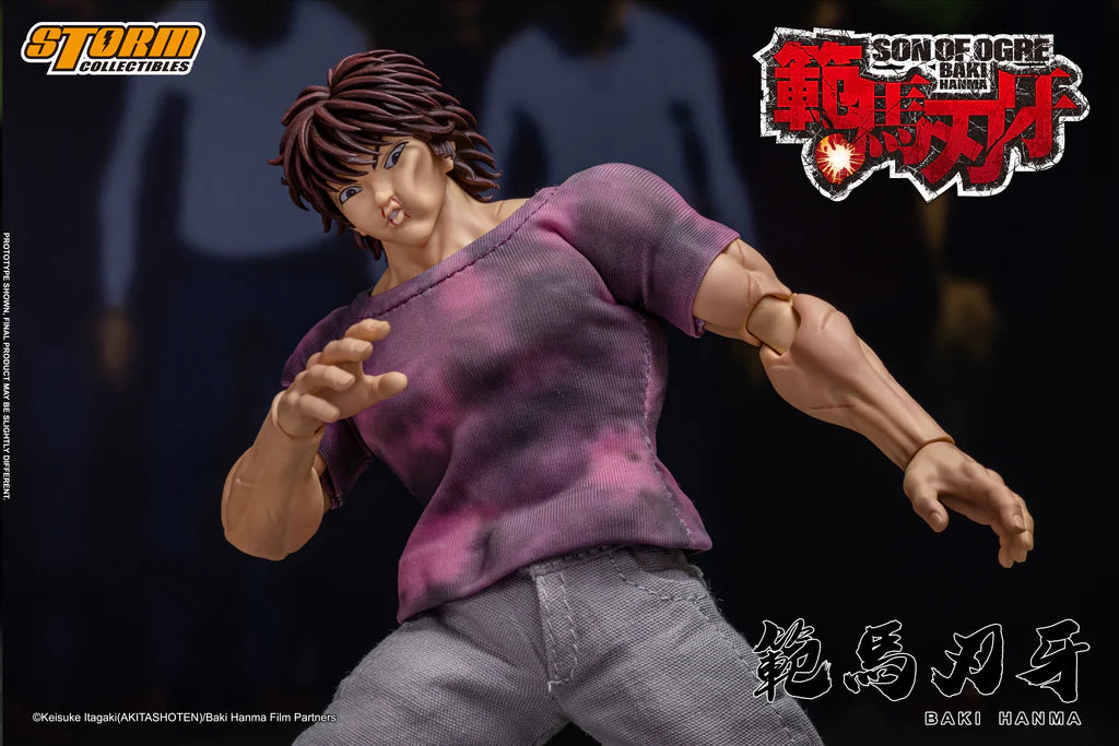 Storm Toys BAKI HANMA "SON OF THE ORGE" Action Figure 1/12 Scale Action Figure (In Stock)