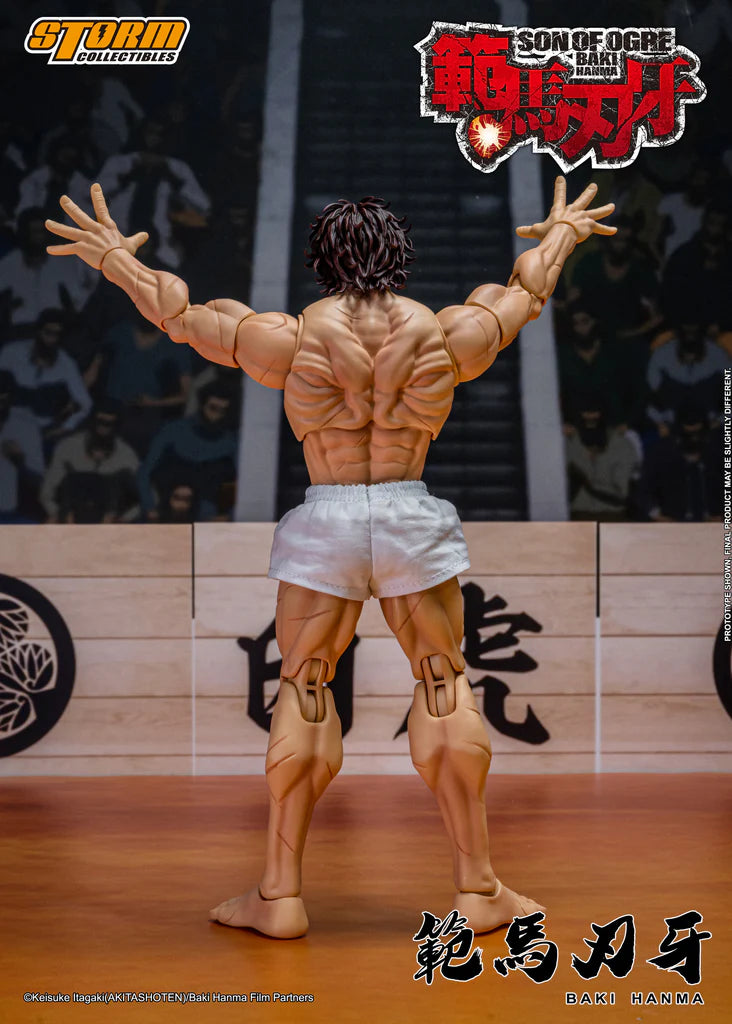Storm Toys BAKI HANMA "SON OF THE ORGE" Action Figure 1/12 Scale Action Figure (In Stock)