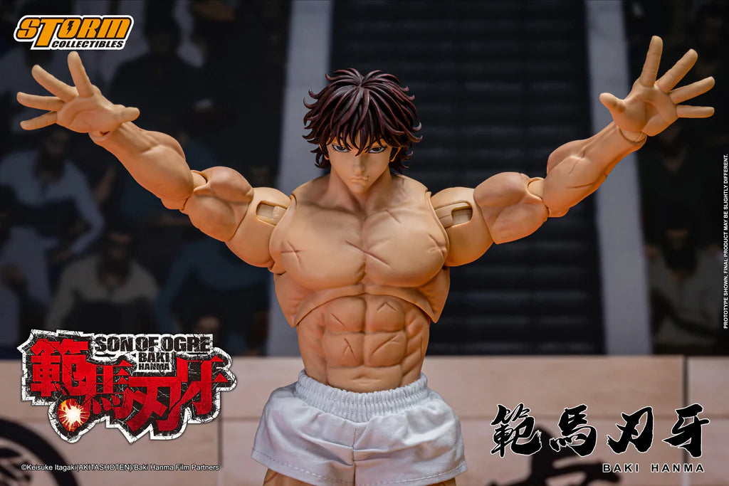 Storm Toys BAKI HANMA "SON OF THE ORGE" Action Figure 1/12 Scale Action Figure (In Stock)