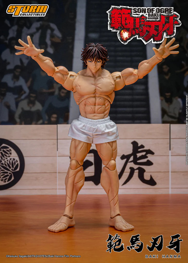 Storm Toys BAKI HANMA "SON OF THE ORGE" Action Figure 1/12 Scale Action Figure (In Stock)