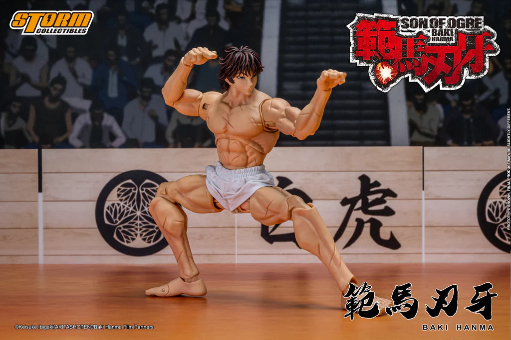 Storm Toys BAKI HANMA "SON OF THE ORGE" Action Figure 1/12 Scale Action Figure (In Stock)