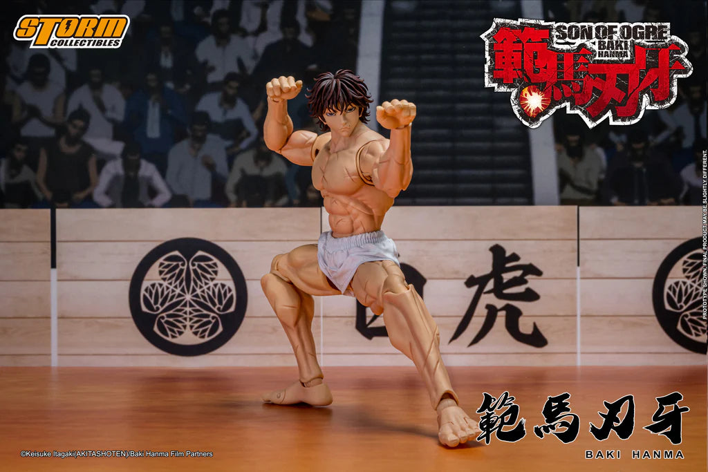 Storm Toys BAKI HANMA "SON OF THE ORGE" Action Figure 1/12 Scale Action Figure (In Stock)