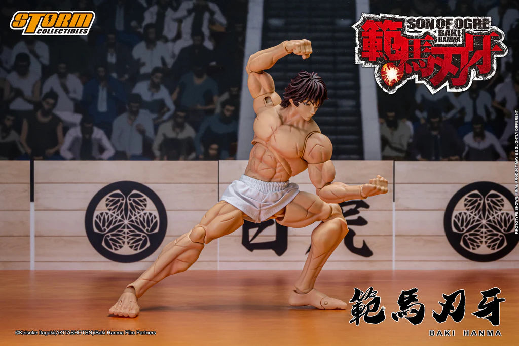 Storm Toys BAKI HANMA "SON OF THE ORGE" Action Figure 1/12 Scale Action Figure (In Stock)