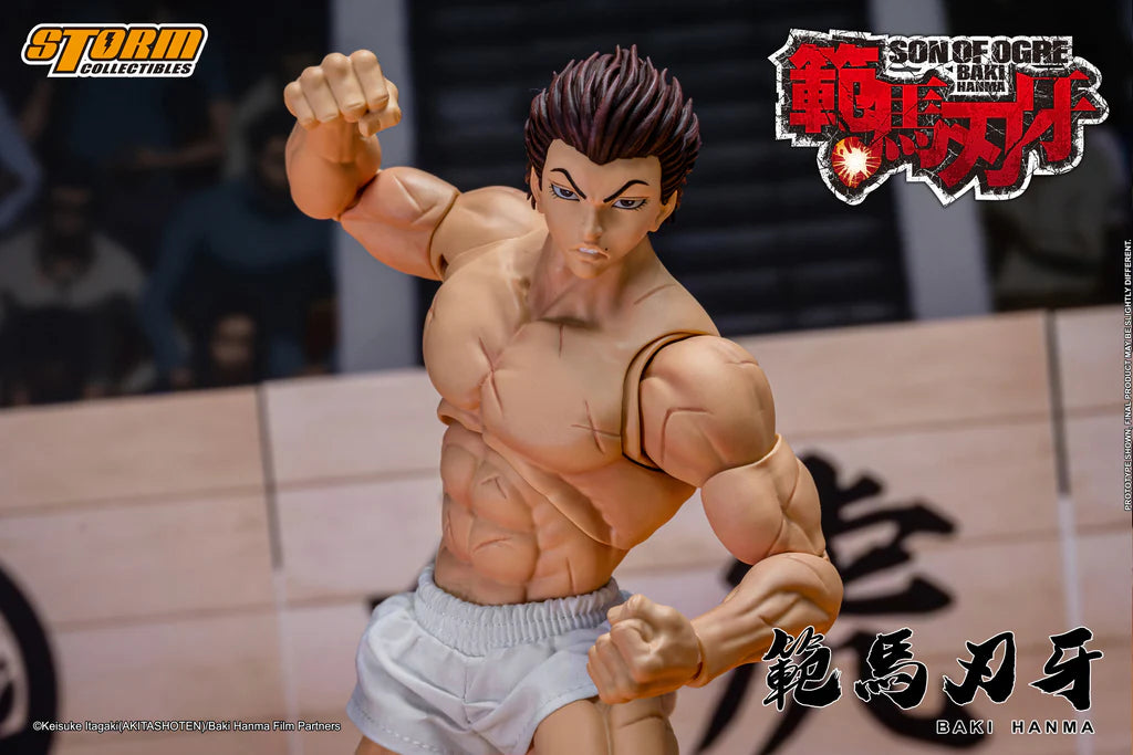 Storm Toys BAKI HANMA "SON OF THE ORGE" Action Figure 1/12 Scale Action Figure (In Stock)