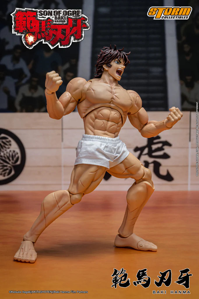 Storm Toys BAKI HANMA "SON OF THE ORGE" Action Figure 1/12 Scale Action Figure (In Stock)