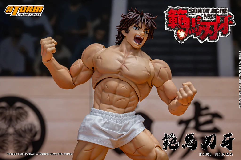 Storm Toys BAKI HANMA "SON OF THE ORGE" Action Figure 1/12 Scale Action Figure (In Stock)