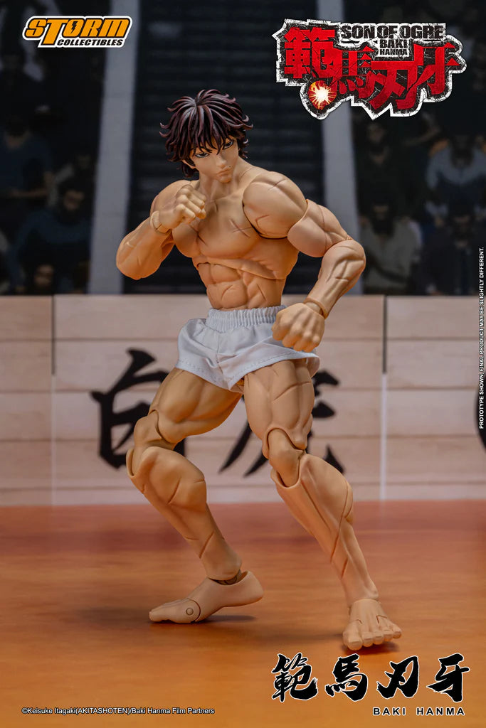 Storm Toys BAKI HANMA "SON OF THE ORGE" Action Figure 1/12 Scale Action Figure (In Stock)