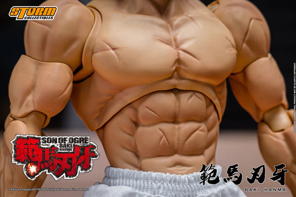 Storm Toys BAKI HANMA "SON OF THE ORGE" Action Figure 1/12 Scale Action Figure (In Stock)