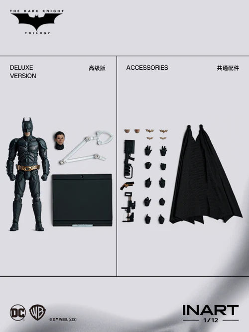 INART The Dark Knight Rises: Batman 1/12 Scale Figure - Deluxe